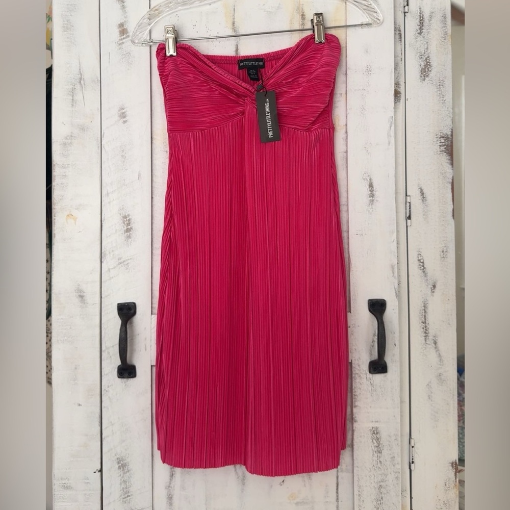 Pretty little thing strapless dress